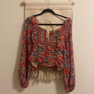 Floral Free People Top